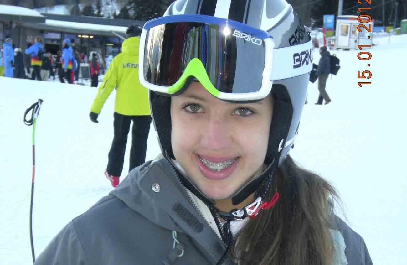 A atleta brasileira de Ski Alpino Eliza Nobre fará sua estreia na primeira edição de inverno dos Jogos Olímpicos da Juventude / Foto: Divulgação